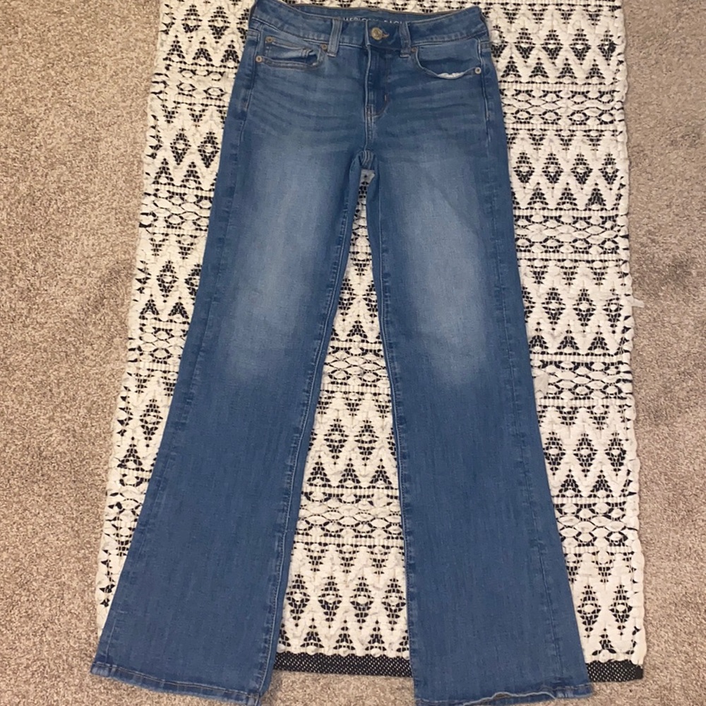 boot cut flare american eagle jeans